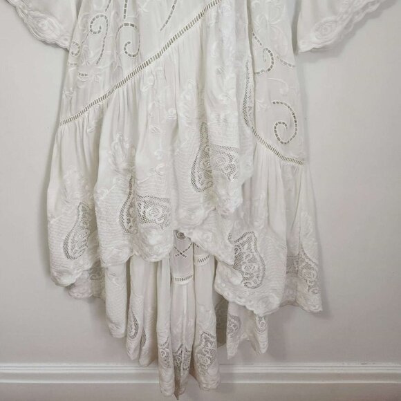 Spell & The Gypsy Collective Gwendolyn Gown XS Spell Bride Wedding Dress Kimono - Picture 12 of 17